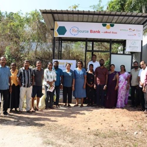 Resource Bank Established in Niwandama, Ja-Ela under the PHINLA II Project Celebrating Global Recycling Day